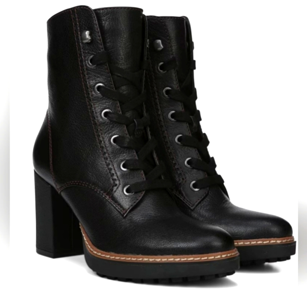 Naturalizer Black Callie Lace-Up Bootie Size 9.5
